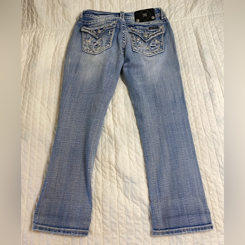 Miss Me Distressed Cuffed Capri Y2K Jeans Women’s Size 27